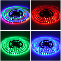Bandes LED programmables en couleur pleine 12V SMD5050 avec circuit intégré externe pour bars et KTV