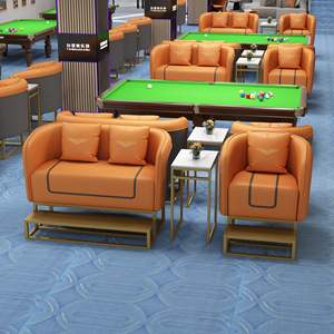 Sofá para Salón de Billar Comercial, Silla para Espectadores con Relleno de Espuma, Área de Descanso Confortable, Muebles para Sala de Billar - Product Image 3
