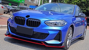 Welta - Juego de 3 Piezas de Alerón Delantero ABS en Negro Brillante, Divisor Aerodinámico, Mejora Exterior para Automóviles, Kits de Carrocería para Serie 1 F40 2019-2023 - Product Image 6
