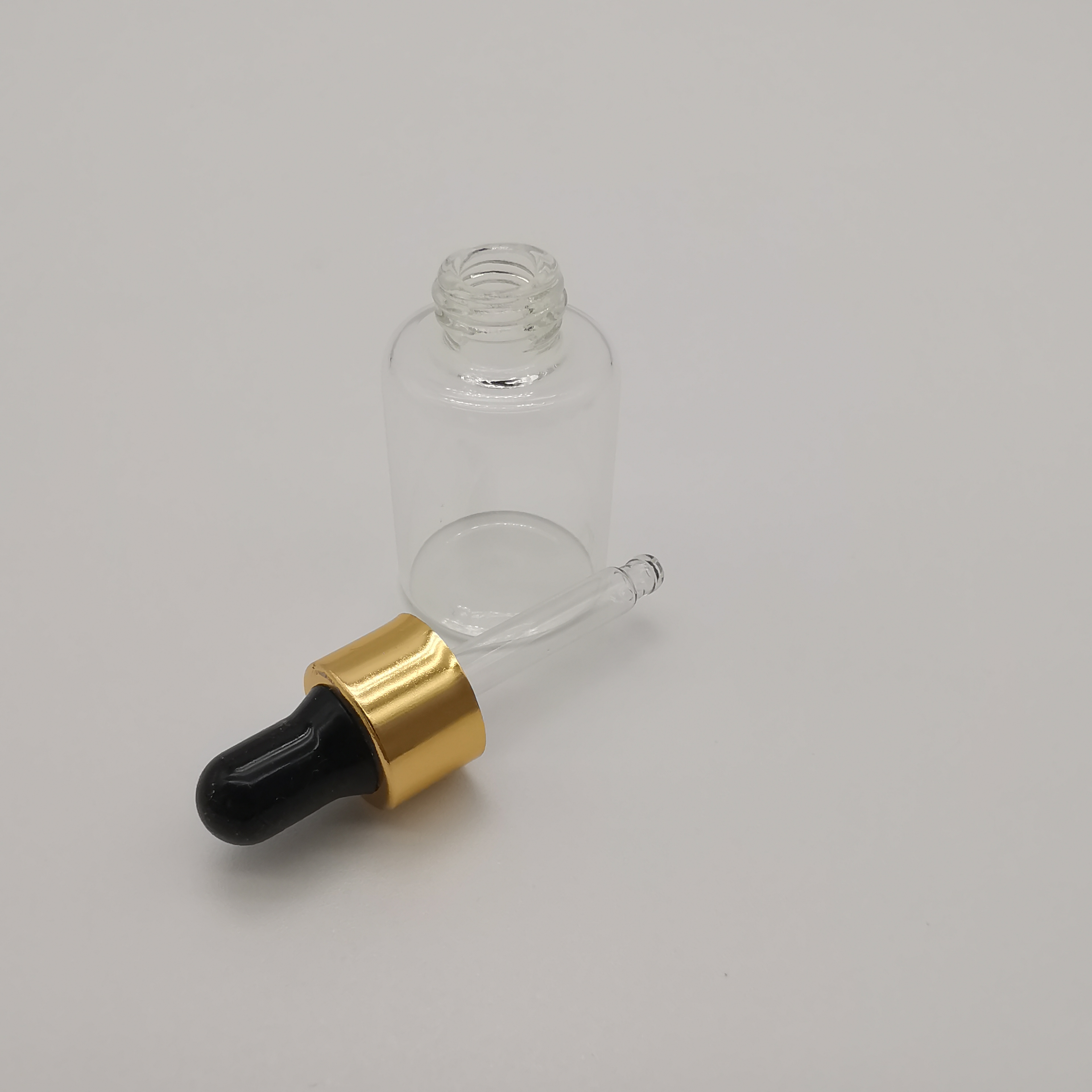 1ml 2ml 3ml Glass Lotion Bottles Cylinder Glass Serum Dropper Bottle