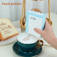 Printer Inkjet Genggam Portabel Laris Manis Garansi 1 Tahun Semi-Otomatis Untuk Kopi, Makanan, Desain Bunga, Tinta Edible