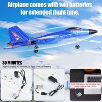 Su-27 RC avion modèle d'avion télécommande combattant planeur à voilure fixe Anti-chute incassable Jet EPP mousse Durable RC avion