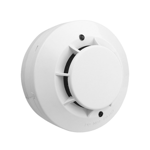 Détecteur de fumée photoélectrique filaire 12V en plastique ABS, fourni par l'usine, 85 dB, système d'<span class=keywords><strong>alarme</strong></span> incendie de style conventionnel, portée 100-200m, automatique - Product Image 4