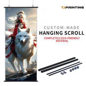 Vente en gros Affiche Bannière Conception d'impression personnalisée Image suspendue Dessin animé Anime Défilement mural pour la décoration - Product Image 4