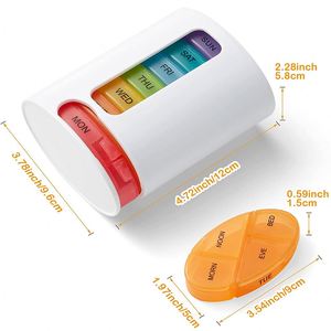 กล่องยาขนาดใหญ่ 28 ช่อง สำหรับจัดยาประจำสัปดาห์ 7 วัน - Product Image 3