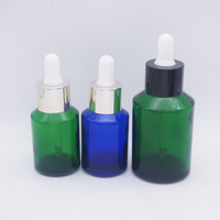 Tube de papier de bouteille de teinture en verre vide rose de 30ml pour huile essentielle