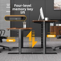 Pieds de bureau électriques pliables intelligents et durables, cadre de bureau entièrement automatique en métal pour la maison, le jeu, le bureau et l'étude