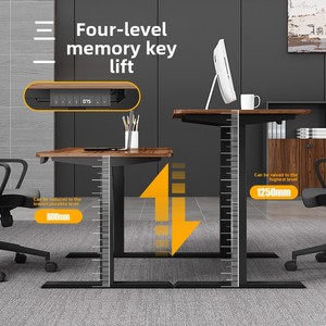 Pieds de bureau pliables intelligents, cadre de bureau électrique entièrement automatique en métal pour la maison, le jeu, le bureau et l'étude - Product Image 3