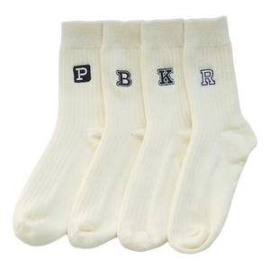 Chaussettes en molleton doux personnalisées avec logo brodé, antidérapantes, pour le quotidien et le Pilates, modèle Phoenix Thermag Crew - Product Image 1