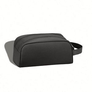 Lila Lila Pu Leather <b>Pillow</b> Bag Cosmetics and Toiletries Storage Bag <b>Large</b> Capacity Partition Storage Makeup Bag - Product Image 5