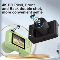 Ventes directes d'usine HD double caméra CCD Style autofocus appareil photo numérique capacité de 96 millions de pixels pour adultes enfants Capture