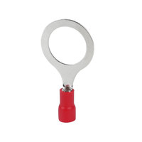 Borne de sertissage électrique isolée en PVC, plaquée étain, en laiton, pour câble automobile, industriel, RV1.25-12