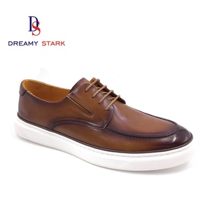 Mocassins décontractés pour hommes en cuir véritable Dreamy Strark, style marche, personnalisables avec logo, baskets respirantes - Product Image 1