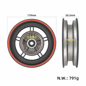 <span class=keywords><strong>Rueda</strong></span> <span class=keywords><strong>Delantera</strong></span> para Scooter Eléctrico, sin Freno de Tambor, Aleación de Aluminio, <span class=keywords><strong>Rueda</strong></span> <span class=keywords><strong>Delantera</strong></span> al Vacío, Accesorios para Scooter, Ruedas para Mi5Max - Product Image 4