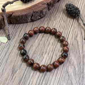 สร้อยข้อมือหินธรรมชาติ ลูกปัดแก้วหลากสี ความรักนิรันดร์ ผลิตในบ้าน ตัวอย่างการผลิตก่อนการผลิต - Product Image 3