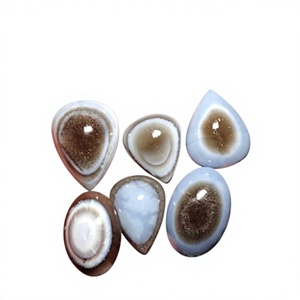 FAIJAN GEMS - Gemas Sueltas de Ópalo Azul Natural, Cabujón Pulido, Formas Variadas, Todos los Tamaños, Cristal para Joyería, Fabricación de Colgantes - Product Image 1