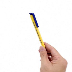 Stylo bille promotionnel personnalisé de haute qualité pour hôtel, en plastique, largeur d'écriture 0,5 mm - Product Image 5