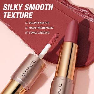 O.TWO.O Rouge à lèvres liquide 2 en 1 mat, imperméable et longue durée, 12 couleurs, pour la vente en gros - Product Image 3