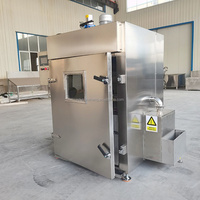 Four à fumage commercial automatique pour poisson, fumoir professionnel à fumée froide, machine à fumer la viande, chambre de séchage et de fumage du bœuf