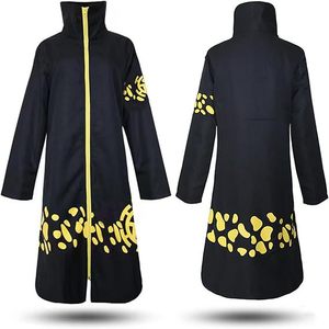 Disfraz de <span class=keywords><strong>Cosplay</strong></span> de Anime de Trafalgar D. Water <span class=keywords><strong>Law</strong></span>, Dos Años Después, Capa Negra de Poliéster para Hombres Adultos, Fiesta de Halloween - Product Image 5