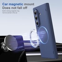 Étui magnétique ultra-fin avec protection de charnière pour Samsung Z Fold 8 Ultra 8 7 6 5, coque antichoc mate avec protection d'écran en verre