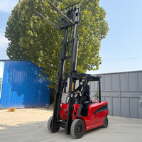 Forklift Listrik Mini Portabel Teleskopik 4WD 3-4 Ton LEAD LD-30EF Buatan Pabrik Cina (Aki Timbal Asam)