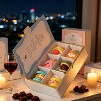 Boîte Cadeau Créative en Forme de Livre pour Anniversaire et Fêtes, Idéale pour Macarons, Snacks, Biscuits et Pâtisseries