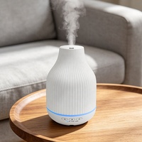 Diffuseur d'arômes volcanique, humidificateur d'air électrique, machine d'aromathérapie en céramique écologique, lumière de nuit LED multicolore, hôtel