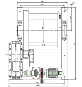 Chine usine 2023 produits Offres Spéciales treuil hydraulique de 8 tonnes pour tirer la drague