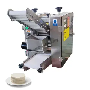 Automatic Commercial Flour Tortilla Roti Chapati Arabic Pita Bread Dumpling Samosa Empanada Disc Wrapper Dough Making Machine