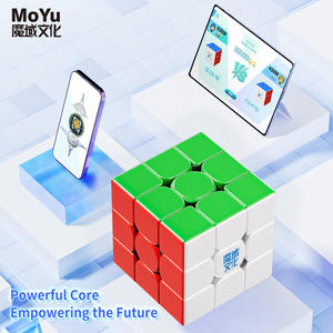 Cubo Magnético Inteligente <span class=keywords><strong>MoYu</strong></span> <span class=keywords><strong>AI</strong></span>, Rompecabezas Electrónico Conectado a la Red, Batalla en Línea por Aplicación, Cubo Mágico Magnético - Product Image 4