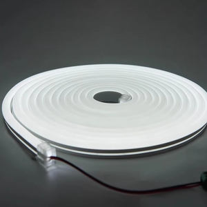 شريط إضاءة نيون RGB كامل الألوان 24 فولت 3535 96 ليد/متر 6*12 من السيليكون النقي مطلي بالنحاس من الجانبين 28/35 ميكرومتر - Product Image 4