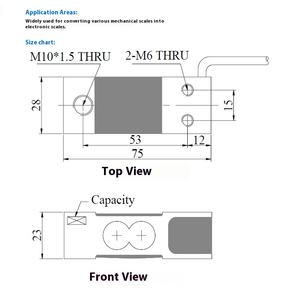 Cella di carico elettrica NA151 simulazione corsa maniglia del freno di controllo Footmavin macchina sensori di forza e celle di carico - Product Image 2