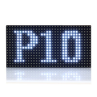 Module d'affichage LED extérieur monocouleur blanc P10 320*160mm HUB12 Panneau LED