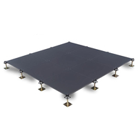 Plancher surélevé en sulfate de calcium 600x600mm, entièrement en acier, céramique, antistatique pour centre de données avec garantie de 2 ans