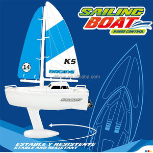 2.4G 4CH Électrique Étanche <span class=keywords><strong>Voilier</strong></span> 15 KM/H Télécommande Flipped Racing Boat Toy - Product Image 4