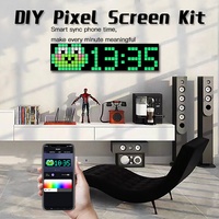 Nueva llegada RGB LED Pixel Light DIY Pantalla de empalme para creación de arte comercial Bluetooth Digital App Control para juego