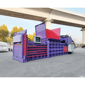 Horizontale Hydraulische Balenpers Machine 160 Ton Pet Fles Balenpers Persen Voor Baling Afval Papier Karton - Product Image 4