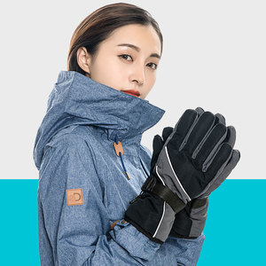 Outdoor Winter Gloves Fleece Lined Waterproof For Skiing Cycling Mountaineering Unisex Adult Size Large - Product Image 4
