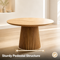 Table à manger ronde minimaliste avec plateau extensible transformable en table longue pour les réceptions – Liste des meilleures ventes