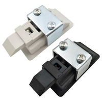 Loquet à ressort pour porte de placard en plastique, petit, plat, caché, pour boîte à outils, clip pour porte de placard
