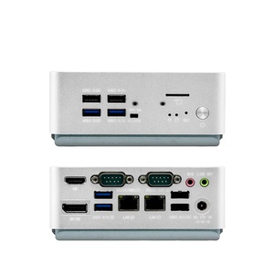 Ordinateur industriel XLW Nouveau Intel Celeron 5205U DDR4 M.<span class=keywords><strong>2</strong></span> NVME Double RJ45 LAN <span class=keywords><strong>2</strong></span> COM HD DP SIM Wifi Mini PC sans ventilateur AU/US - Product Image 6
