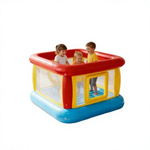 Casa Inflable de PVC XLAN, Castillo Hinchable para Niños, Casa de Juegos al Aire Libre, Ecológica, 170x170x110cm, Capacidad de 100-500KG - Product Image 2