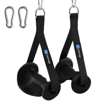 ProCircle Premium Tricep Rope Attachment, Corde ergonomique pour triceps pour machine à câble, entraînements bras et dos, connecteur robuste