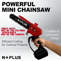 Gergaji Rantai Listrik Tanpa Kabel N+PLUS Advanced dengan Output Daya Stabil untuk Penggunaan Profesional, Gergaji Rantai Bertenaga Tinggi dan Efisiensi Tinggi