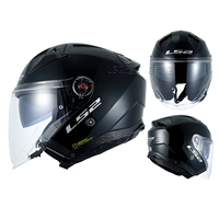 Casque de moto intégral en fibre de carbone LS2OF603 certifié ECE/DOT avec protection ABS, design unisexe quatre saisons, certifié 3C