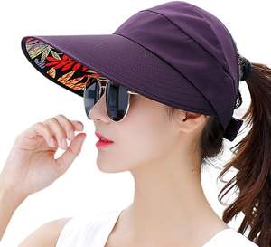 Sombrero de Sol de Ala Ancha para Mujer con Protección UV, Visera Plegable para Deportes, Viajes, Actividades al Aire Libre, Fiestas, Apto para Invierno - Product Image 6