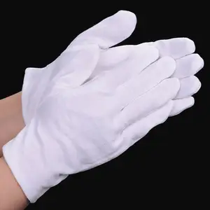 White Gloves Parade Combat White Etiquette Cotton Gloves