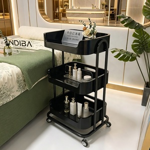 Carrito de Belleza Móvil, Carrito Multifuncional para Salón de Belleza y SPA, Estante de Almacenamiento para Uñas con Ruedas en Venta - Product Image 6