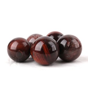 Bolas de cristal sueltas Hongzhuo de 3-4 cm, ojo de tigre rojo, piedra curativa natural de alta calidad. - Product Image 3